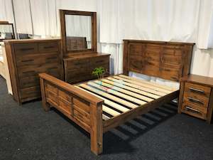 Woodgate# NZ Pine Rustic Bedroom Suite | King