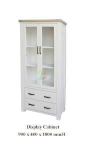 Ashland# Acacia White&Wood Ash Top Display Unit| TR