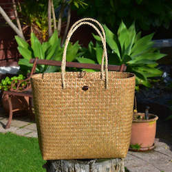 Kitchenware: Handwoven  Krajood Bag with Woven Handles | yompai