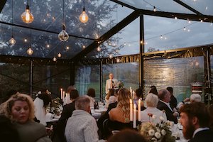 Marquee and tent hiring: Hanging Festoon Drop Lights