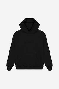 Exposed Seam Hoodie | BLACK