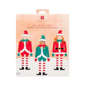 Santa's Elves Hanging Decorations - 3 Pack