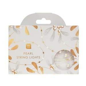 Botanical Mistletoe Bead String Lights 3M