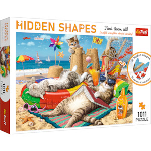 Trefl "Hidden Shapes" - Feline Holidays