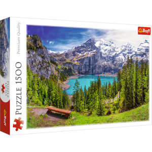 Toy wholesaling: Trefl "1500" - Lake Oeschinen, Alps, Switzerland