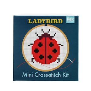 Mini cross-stitch kit - Ladybird