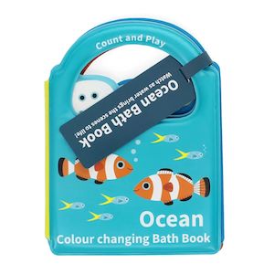 Toy wholesaling: Colour changing bath book - Ocean