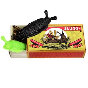 Toy wholesaling: Box of two slimy slugs