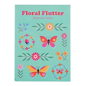 Toy wholesaling: Temporary tattoos - Floral Flutter