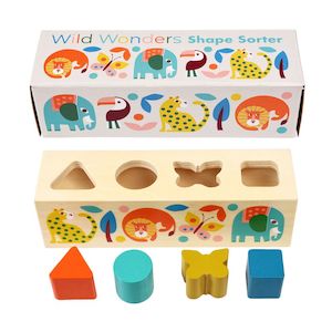 Wild Wonders Wooden Shape Sorter