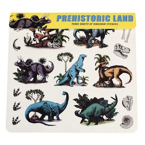 Toy wholesaling: Prehistoric Land Stickers