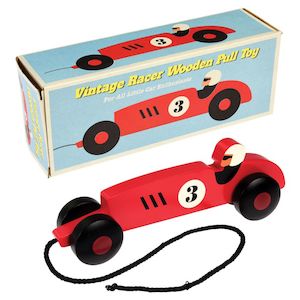 Vintage Racer Pull Toy