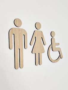 Sustainable Restroom Signage