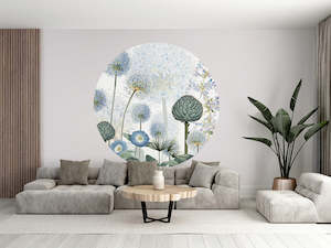 Mural Dots: Blue Wild Meadow Dot