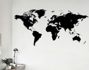 World Map Wall Decal