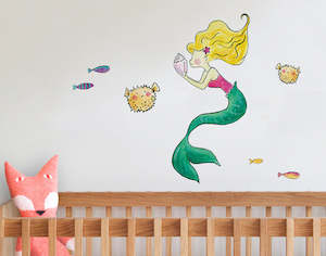 MARION THE MERMAID Wall Decal