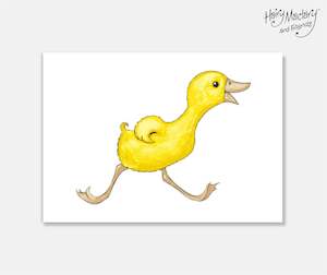 Hairy Maclary: Zackery Quack Art Print