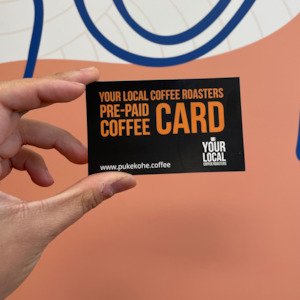 Pre-paid Coffee Cards