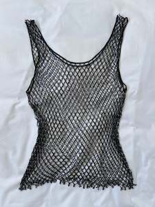 Womenswear: 90’s Beaded crochet tank | Size 8-12