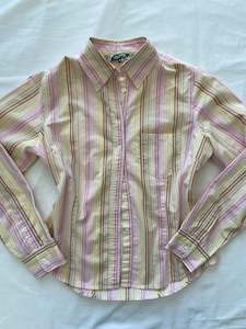 Pink striped shirt | Size 10