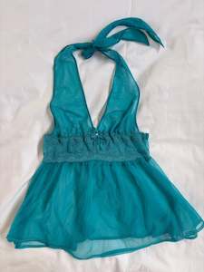 00’s Blue halter cami | Size 10