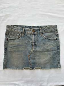 00’s Denim mini skirt | Size 10