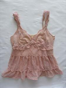 00’s Pink tiered cami | Size 12