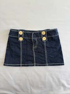 00’s Denim panel micro skirt | Size 6