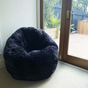 Classic NZ Long Wool Sheepskin Bean Bag