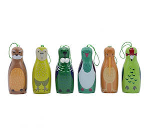 Furniture: Native Bird Ornaments (Set of 6)