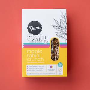 Food manufacturing: Oat Maple Tahini Crunch