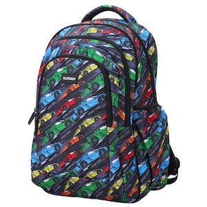 Racing Cars Kids Large School Backpack