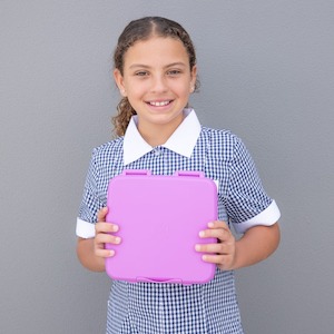 Gift: Fuchsia Feast Bento Leakproof Lunchbox for Kids & Adults