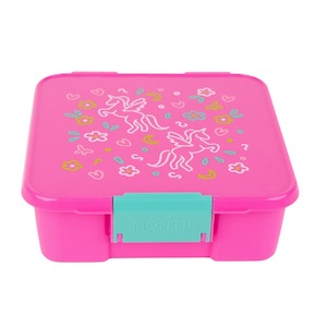 Gift: Unicorn Magic Bento Style Lunchbox 3 Compartments for Adults & kids