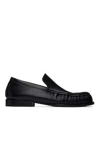 Leather Loafer In Black