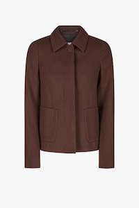 Beto Jacket In Brown, Aw25