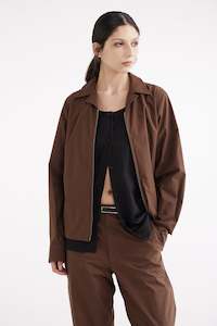 Womens Coats Jackets: VESPA IN CACAO, S25