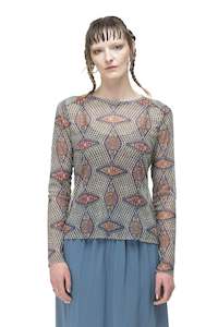 Standard Long Sleeve In Many Beads Print, Ss25