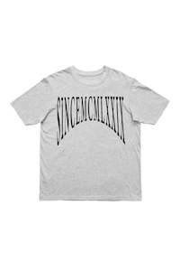 Womens Tee Shirts: BOX T - SINCE IN GREY