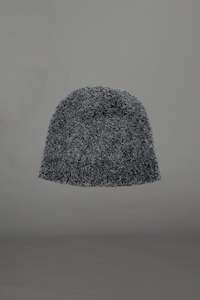 Womens Knitwear: ALPACA BEANIE IN ASH, W24