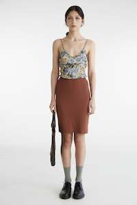 Womens Skirts: PLAIN JANE IN RUSSET, S25