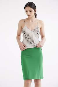 Womens Skirts: PLAIN JANE IN EVERGREEN, S25