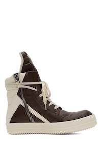 Womens Shoes: GEOBASKET IN BROWN/MILK/MILK,LUXOR