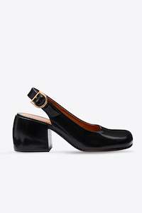 ROUND TOE MARY JANE IN BLACK, W23