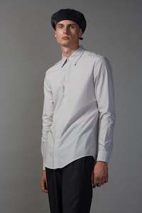 Mens Shirts: LONG CLASSIC IN BONE, W23