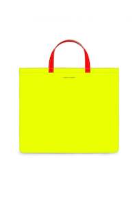 SUPER FLUO TOTE BAG IN YELLOW/ORANGE, W24