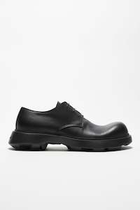 Leather Lace-up Shoes In Black, Ss24