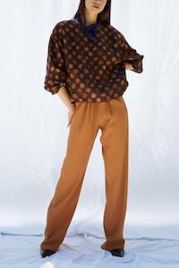 Womens Trousers: PACHAS PANT IN LIGHT RUST, AW25