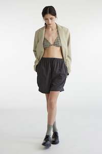 Womens Shorts: CABINBOY IN CHARCOAL, S25