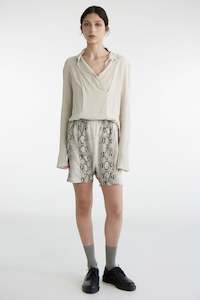 Womens Shorts: BLOOMERS IN SNAKE, S25